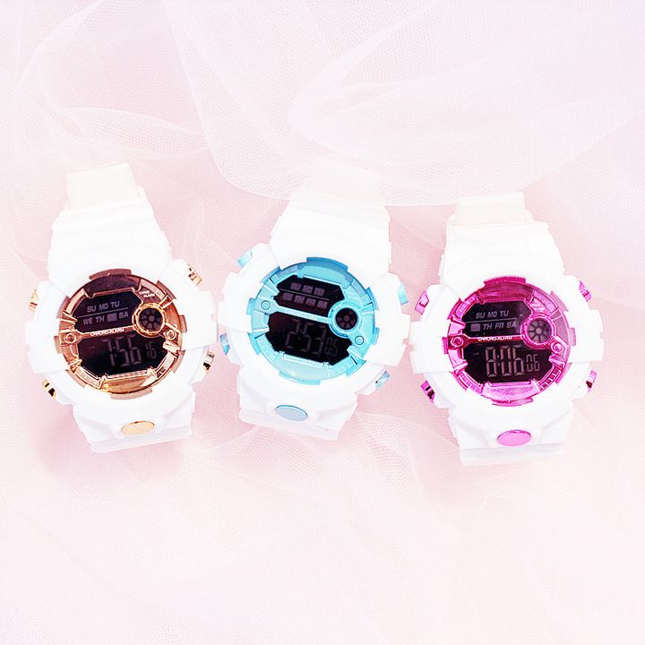 Đồng hồ điện tử cho nữ màu kẹo Candycat