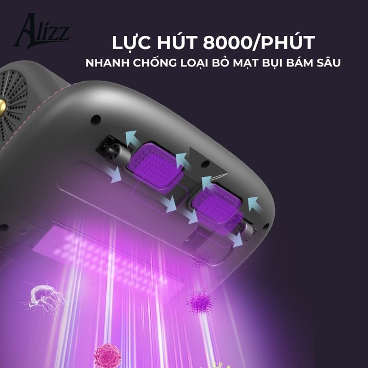 Máy Hút Bụi Giường Đệm ALIZZ AL-13825 Đa Năng