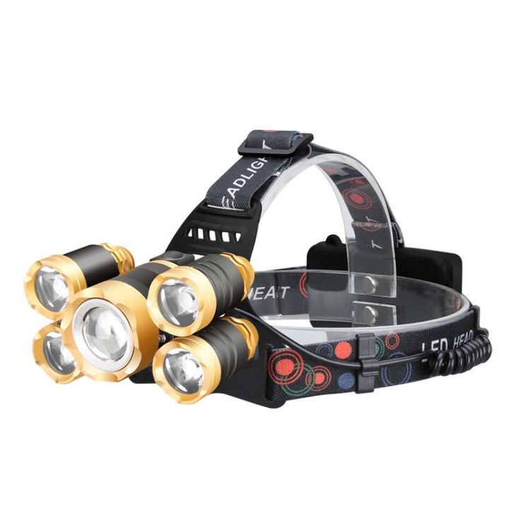 Đèn đội đầu 5 led T6
