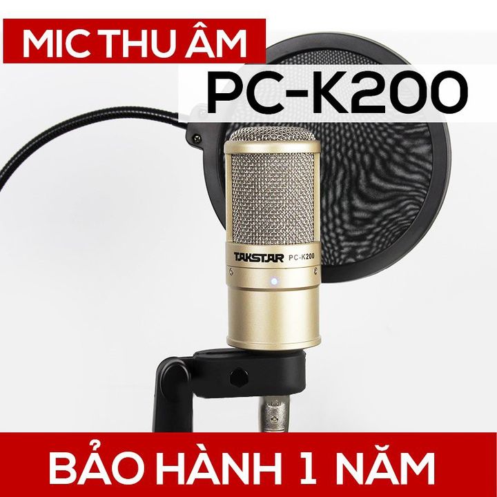 Micro thu âm livestream Takstar PC K200