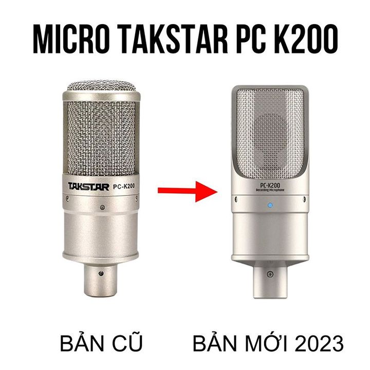 Micro thu âm livestream Takstar PC K200