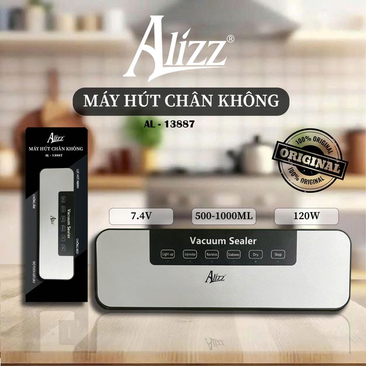 Máy Hút Chân KHông Tự Động ALIZZ AL-13834