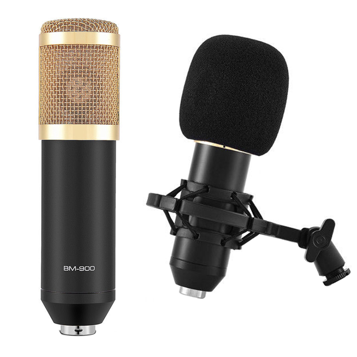 Bộ mic livestream Bm900 với soundcard k500 phân khúc giá rẻ