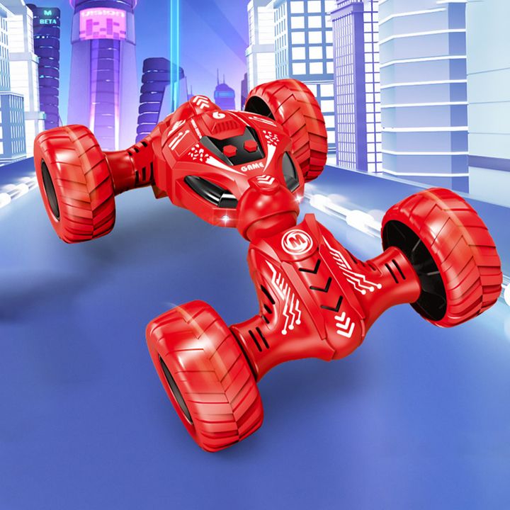 Đồ chơi xe trẻ em Stunt Car X6 xoay 360 độ
