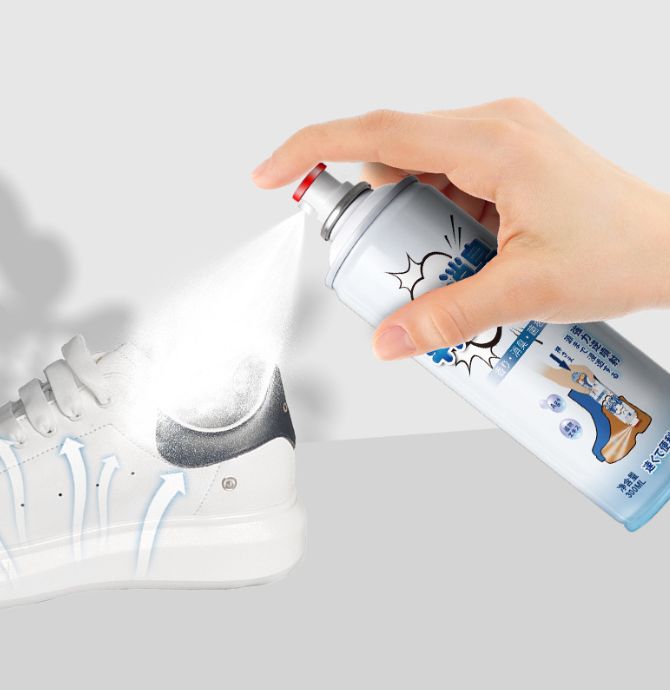 Chai khử mùi giày 300ml Xịt Khử Mùi Hôi Giày Dép Tất Vớ Tủ Giày công nghệ Nano Bạc