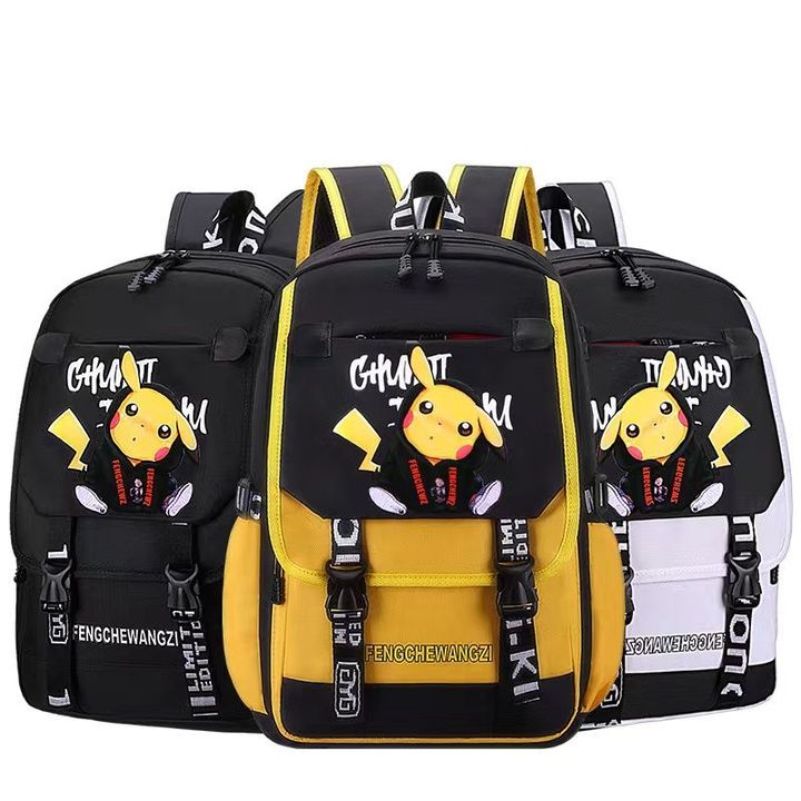 Balo đi học hình pikachu dễ thương