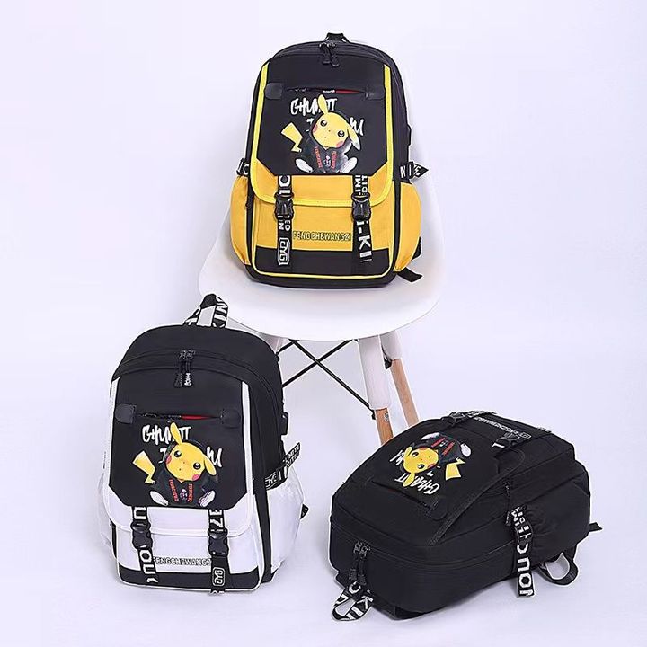 Balo đi học hình pikachu dễ thương