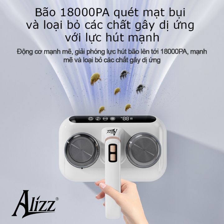 Máy Hút Bụi Nệm Tia UV 2 Lõi Lọc 100W