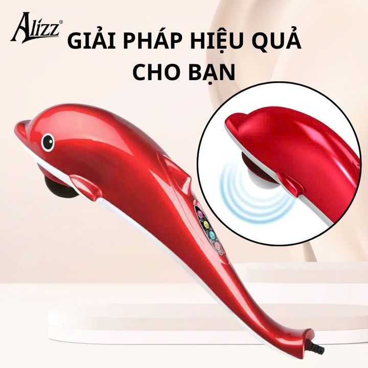 Máy massage cầm tay cá heo 6 đầu ALIZZ AL-14265
