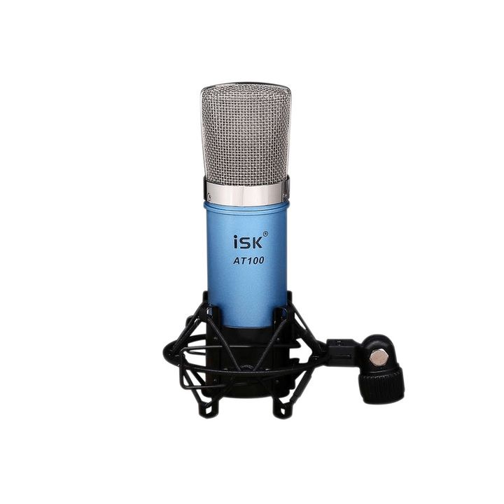 Bộ mic thu âm hát livestream ISK AT100 với Sound card k900
