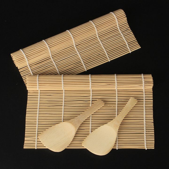 Dụng cụ cuộn sushi bằng gỗ