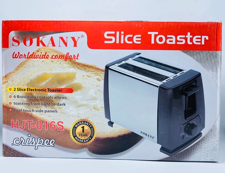 Máy nướng bánh mì 2 ngăn Sokany HJT-016S
