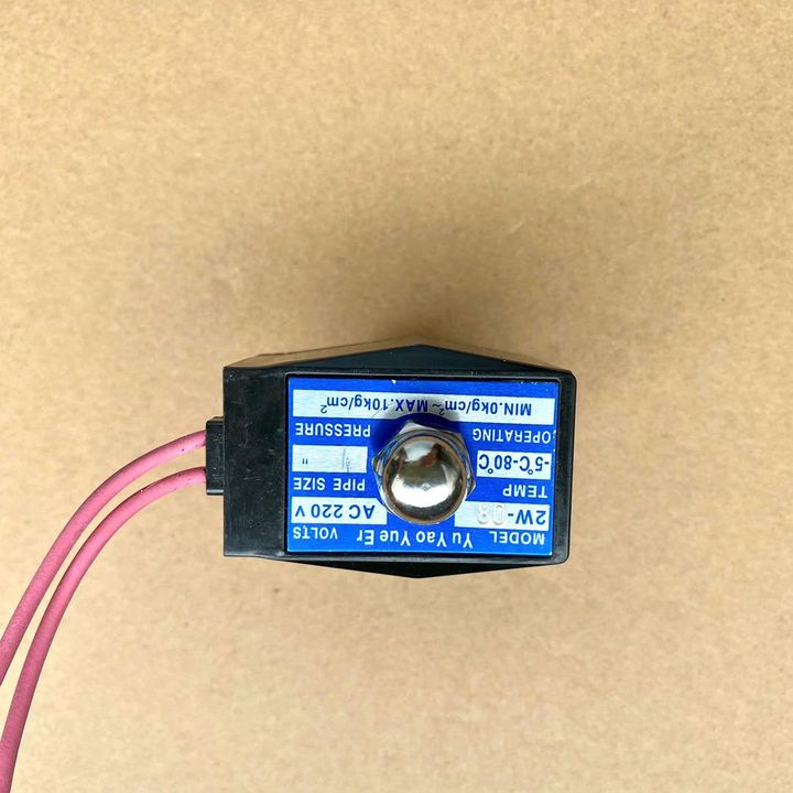 Van khóa từ cho cho hệ thống phun sương 220v kháng nước đẻ ngaoif trời đầu ra 8mm