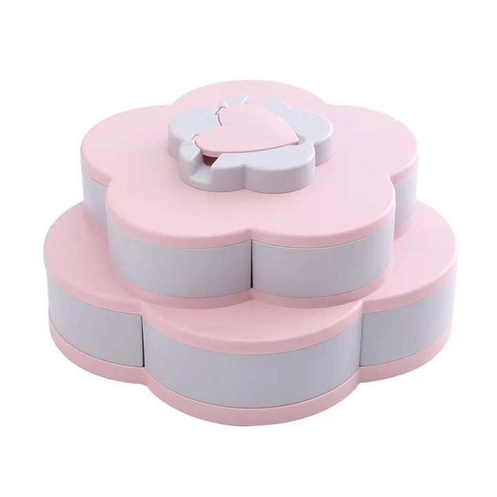Hộp đựng mứt xoay 10 ngăn