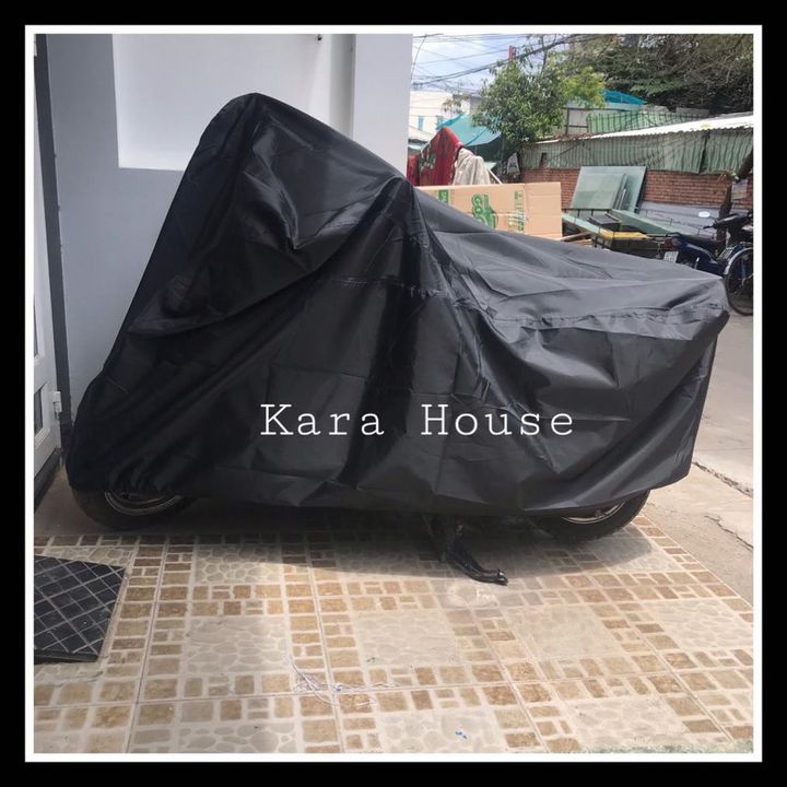 Bạt trùm xe máy Kara House 220cm x 115cm che vừa vặn tất cả các loại xe máy Hàng VN chất lượng cao