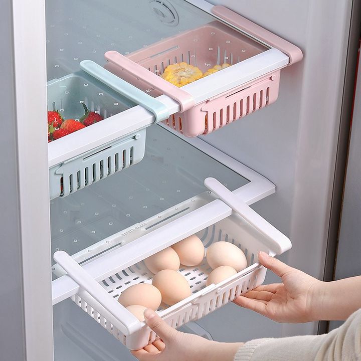 Khay nhựa kéo đựng tủ lạnh 20.5x16.5x7.5cm