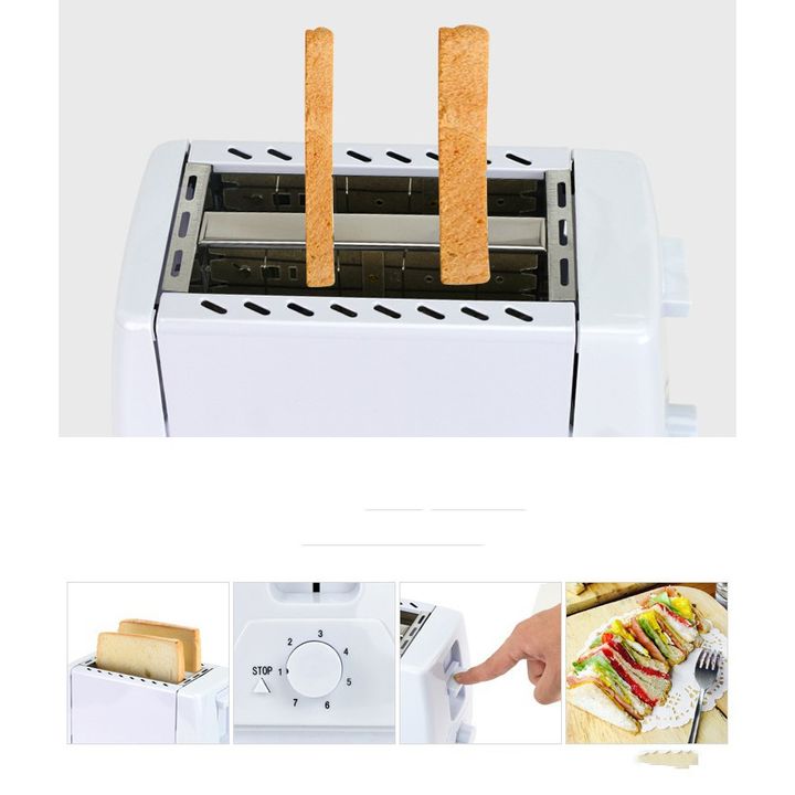 Máy nướng bánh mỳ 2 ngăn 2021 nhỏ gọn