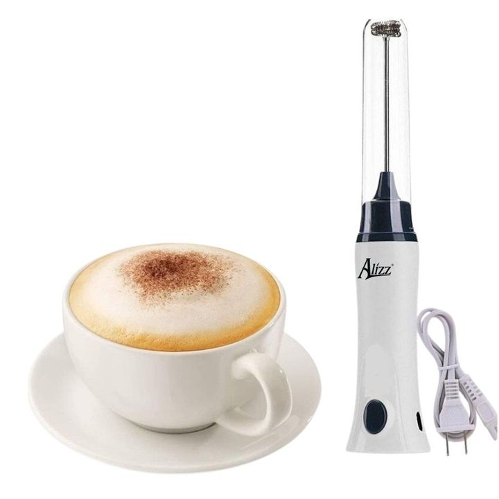 Máy Tạo Bọt Cafe Đánh Foam Trứng Cầm Tay Sạc Điện ALIZZ