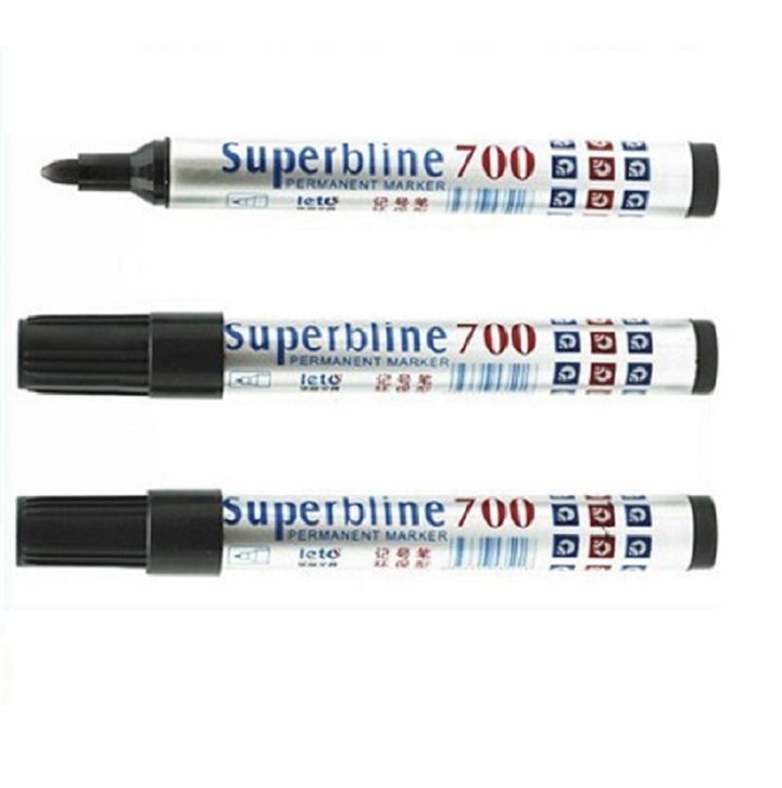 Bút lông màu superbline 700 màu đen và xanh