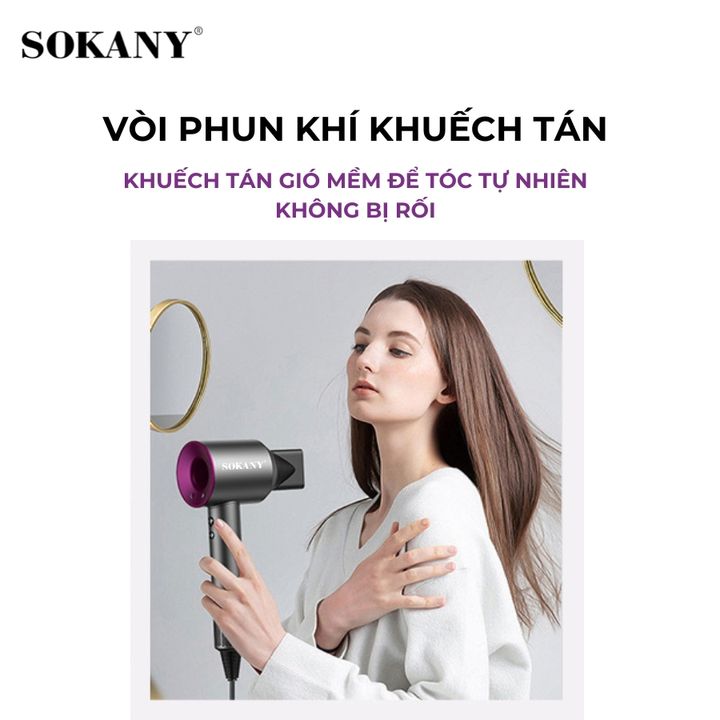 Máy Sấy Tóc Sấy 2 Chiều Nóng Lạnh SKN-13824