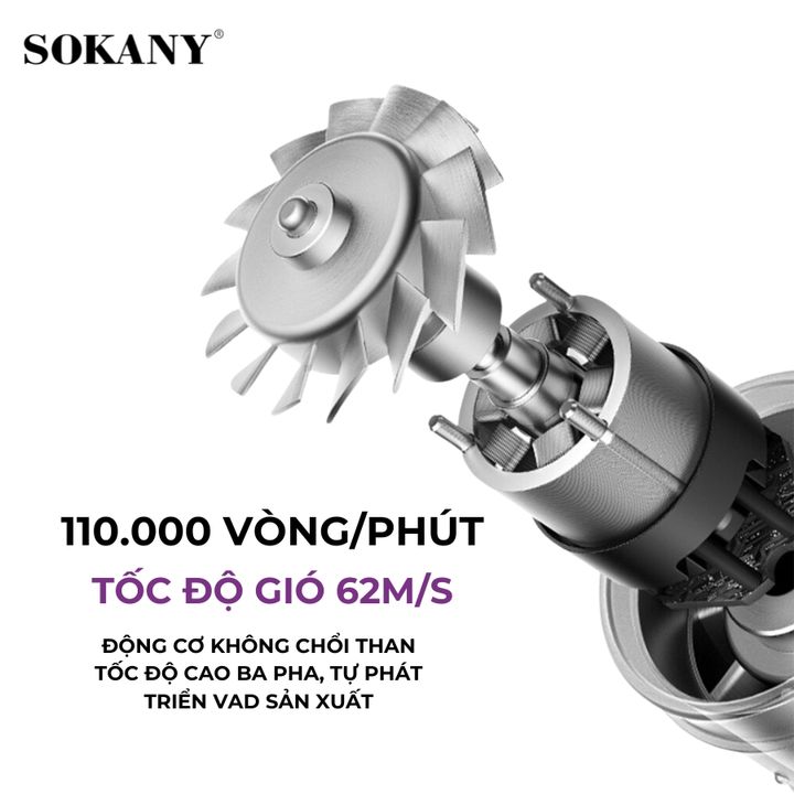 Máy Sấy Tóc Sấy 2 Chiều Nóng Lạnh SKN-13824