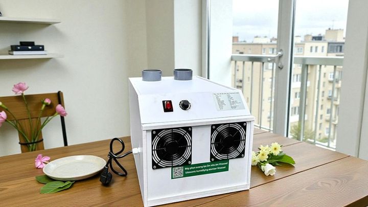 Máy phun sương siêu âm tạo ẩm công nghiệp Vinacool V1500 - Giải pháp tạo ẩm hiệu quả, tiết kiệm cho