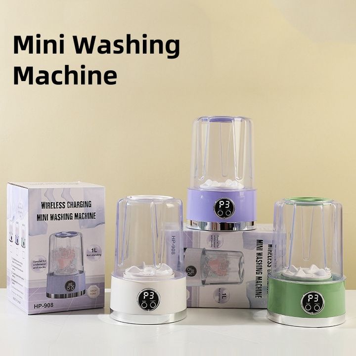 Máy Giặt Mini Không Dây Di Động Nhỏ Gọn, Tiện Lợi