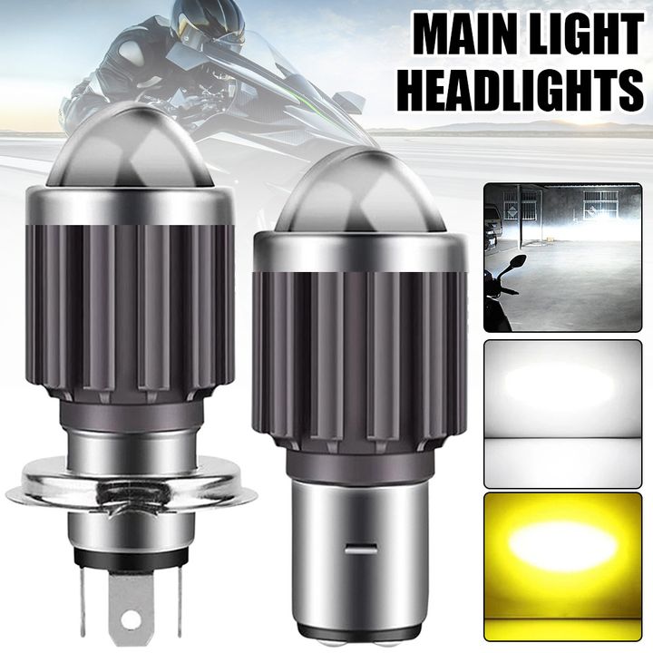 Đèn Xe Máy Led Bi Cầu H4