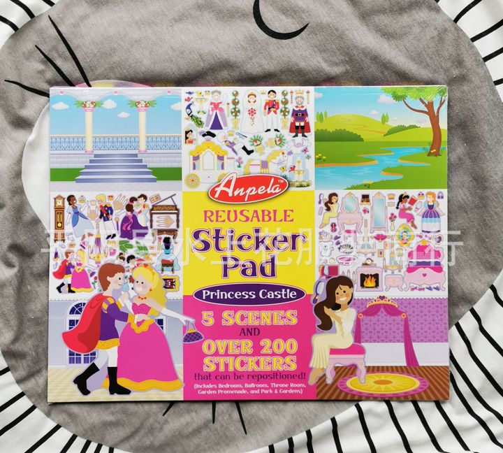 Bộ hình dán động vật Sticker Pad cho bé