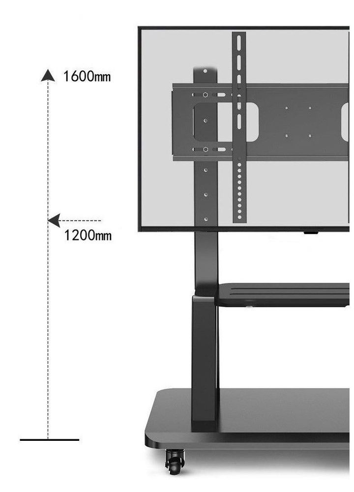Kệ treo tivi di động NB 1700 ( từ 32 đến 65 inch) có bánh xe di chuyển