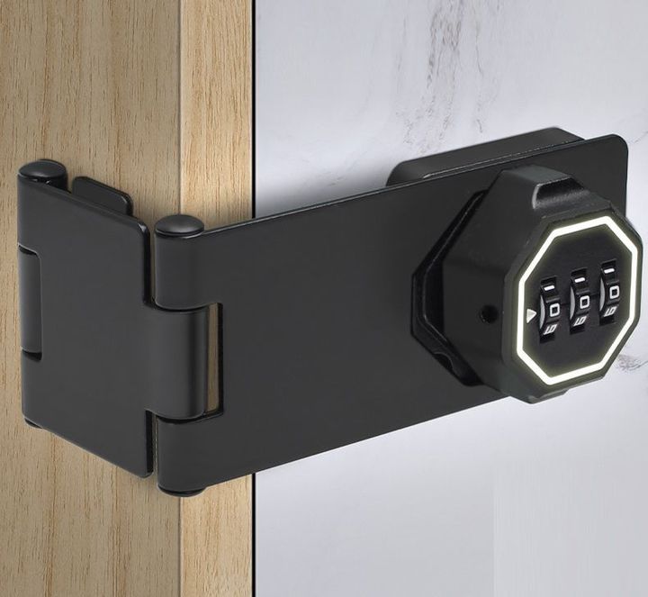 Chốt Cửa Lật Khóa Số Góc 90 Độ An Toàn, Tiện Lợi