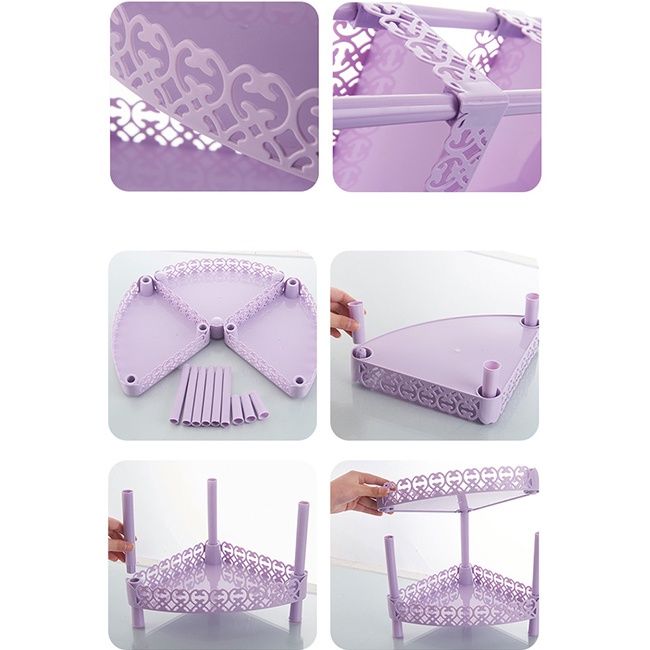 Kệ Góc Tam Giác 3 Tầng