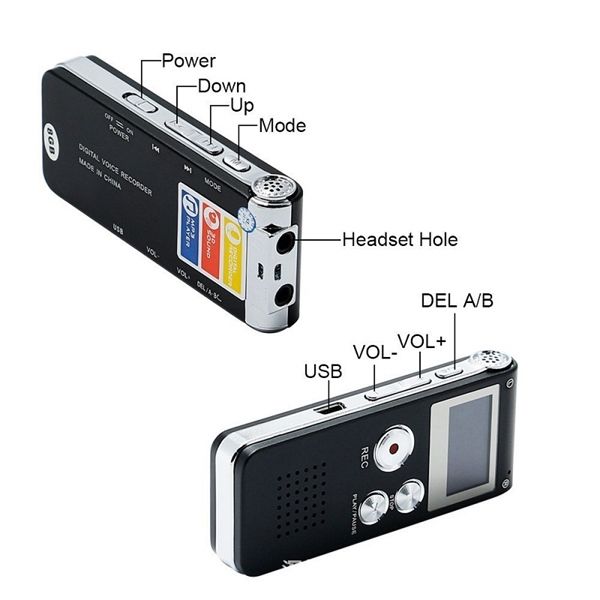 Máy ghi âm siêu nhỏ RV11 Pro - 8GB bộ nhớ trong (Máy)