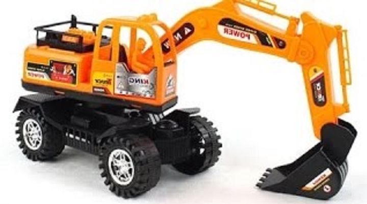 Đồ chơi xe cẩu xúc cát xoay 360 độ 
