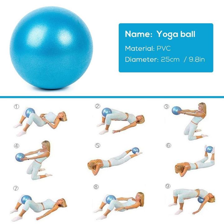 Bóng tập Yoga 25cm hoàn hảo để giúp cải thiện sự ổn định và phối hợp