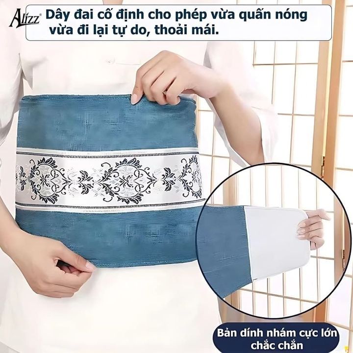 Túi muối ngải cứu sưởi ấm điện 12 chế độ ALIZZ AL-14513