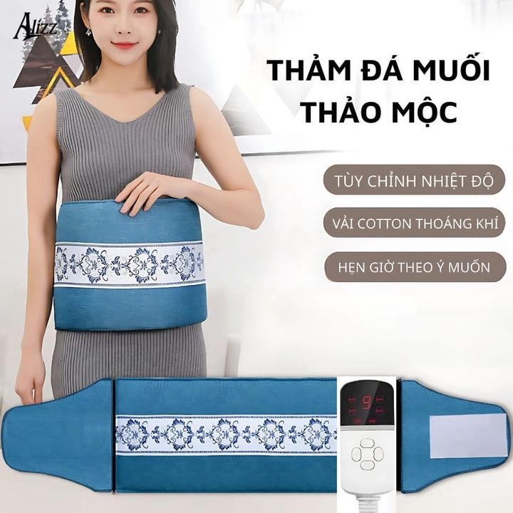 Túi muối ngải cứu sưởi ấm điện 12 chế độ ALIZZ AL-14513