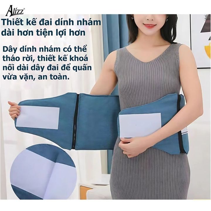 Túi muối ngải cứu sưởi ấm điện 12 chế độ ALIZZ AL-14513