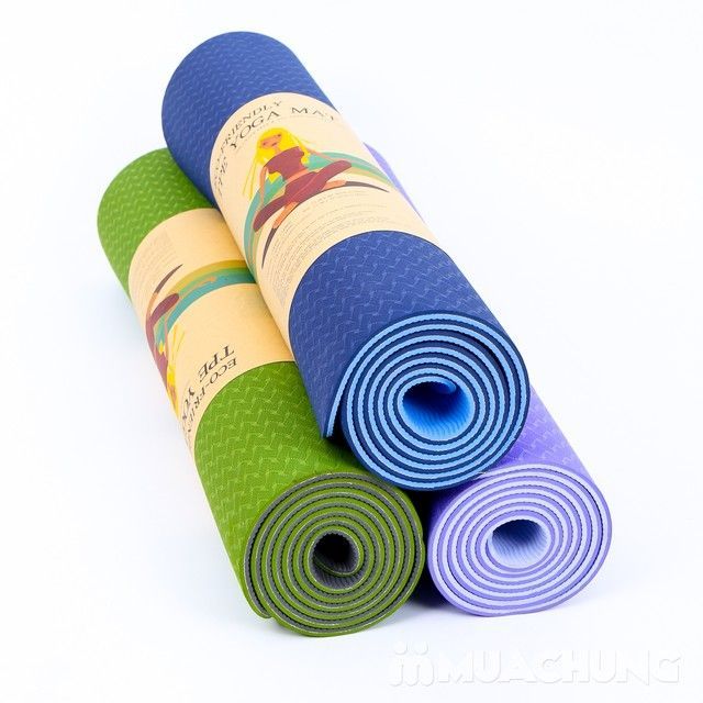 Thảm tập yoga, thảm tập yoga TPE 2 lớp 6mm, thảm tập gym, thảm yoga, thảm tập yoga cao cấp, thảm tập thể dục