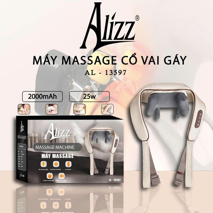 Máy Massage Cổ Vai Gáy 8D ALIZZ AL-13597