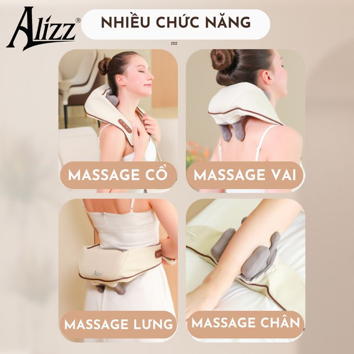 Máy Massage Cổ Vai Gáy 8D ALIZZ AL-13597