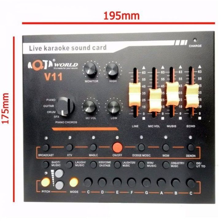 Combo mic AT100 + soundcard V11