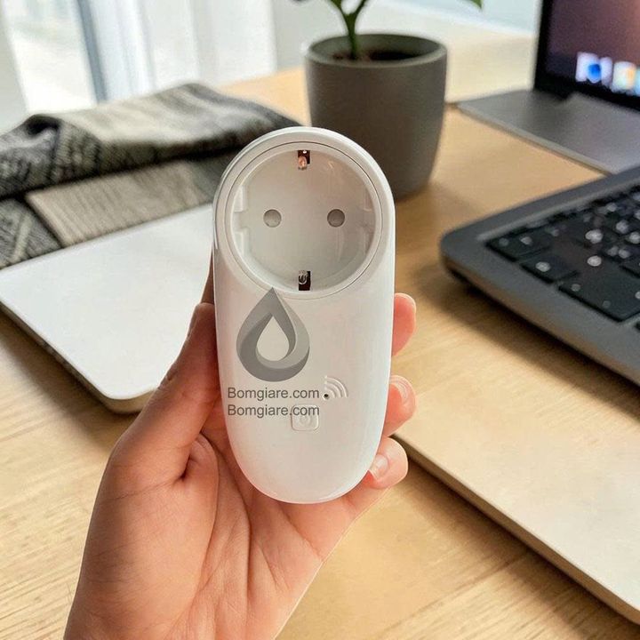 Ổ cắm wifi Broadlink SP4l hẹn giờ phiên bản EU dùng trong hệ thống điều khiển từ xa