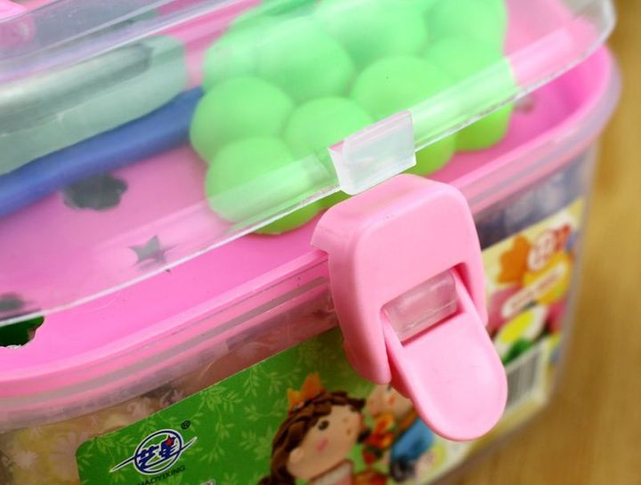 Hộp đồ chơi đất sét 12 màu có khuôn cho bé
