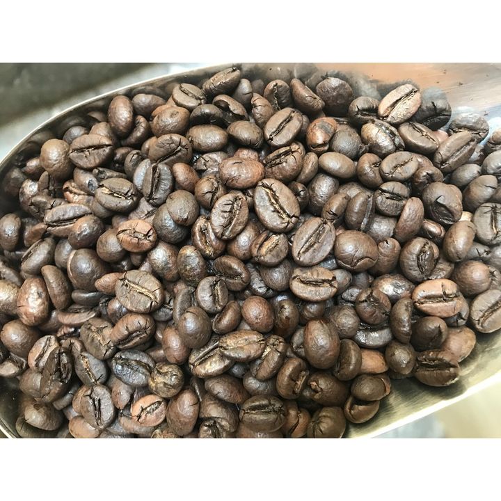 Cà phê hạt rang nguyên chất robusta 1kg - nguyên chất