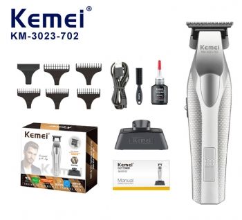 Tông đơ cắt tóc Kemei KM-3023-702 chuyên nghiệp, pin lâu