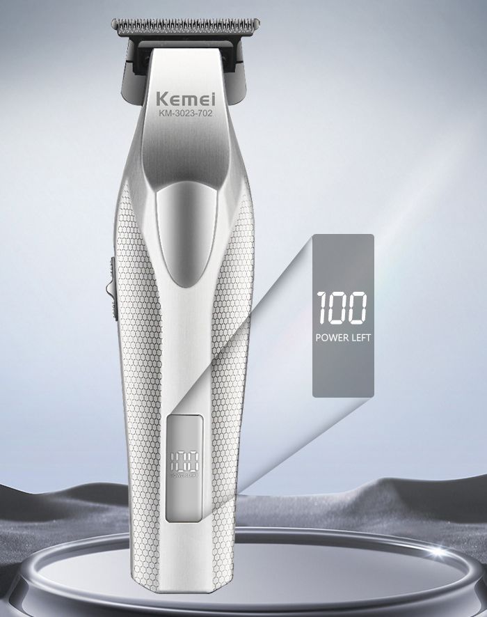 Tông đơ cắt tóc Kemei KM-3023-702 chuyên nghiệp, pin lâu