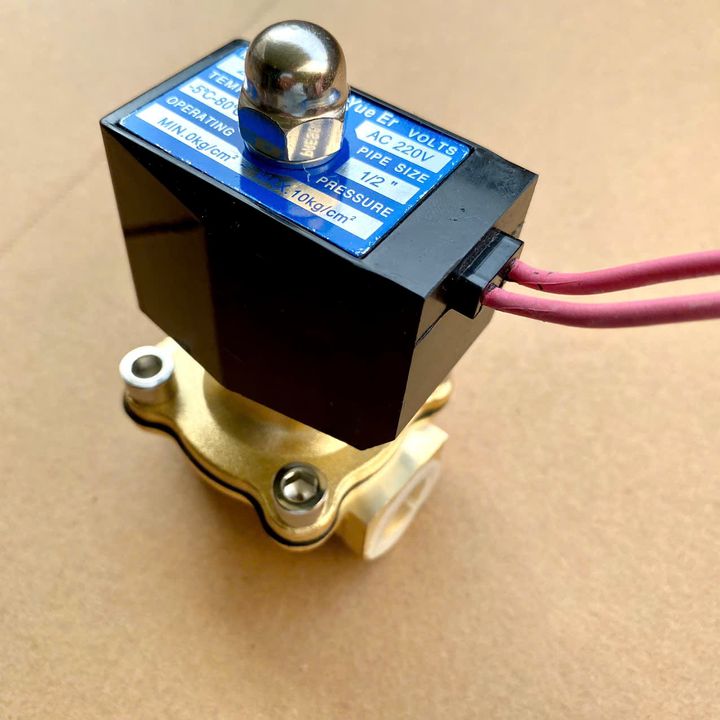 Van khóa từ kháng nước IP65 dùng cho khí hơi, phun sương ren 13
