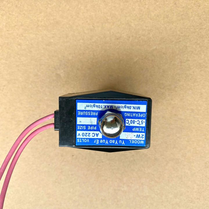 Van khóa từ kháng nước IP65 dùng cho khí hơi, phun sương ren 13