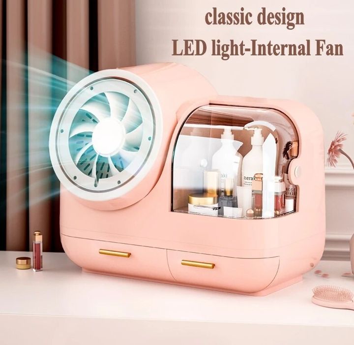 Tủ Đựng Mỹ Phẩm Kèm Gương, Kệ Mỹ Phẩm Có Đèn LED Cao Cấp